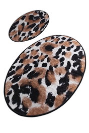 Mijölnir Juego de alfombras de baño Leopard Djt Multicolor